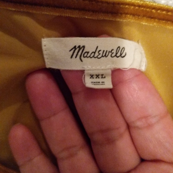 Madewell Velvet Top NWT and NWOT - Picture 7 of 9